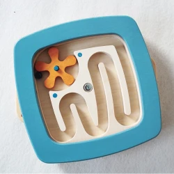 Juego mural mini laberinto - azul
