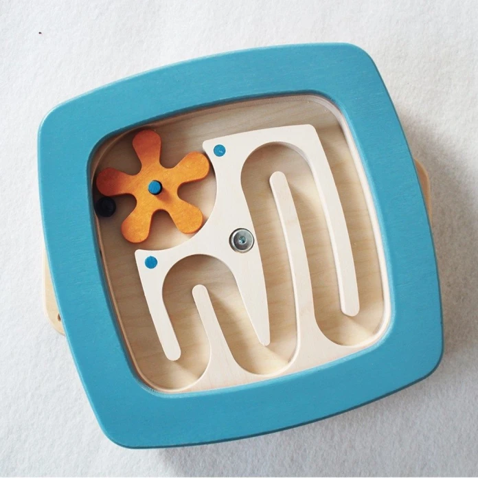 Juego mural mini laberinto - azul
