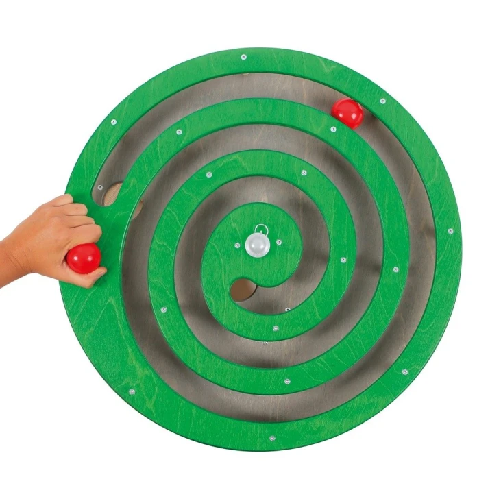 Juego de pared mini cuadrado rodante - verde