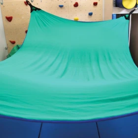 Trampolín flexible - verde