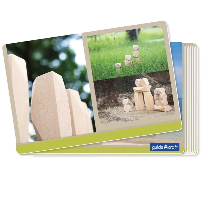 Piedras de construcción de madera