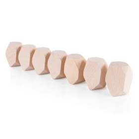 Rocas de construcción de madera