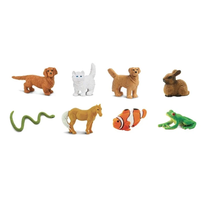 Minifiguras de animales domésticos