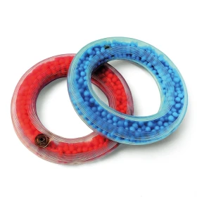 Anillo flexible con canicas