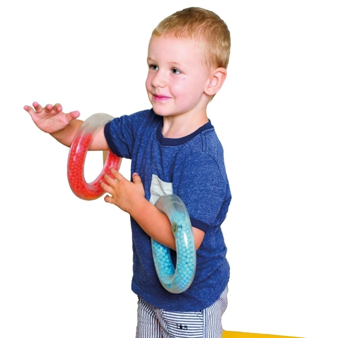 Aro flexible con canicas