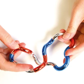 Fidget Tangle - efecto metal