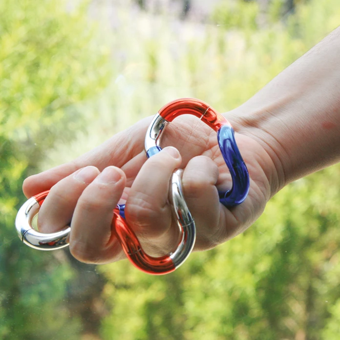 Fidget tangle - efecto metal