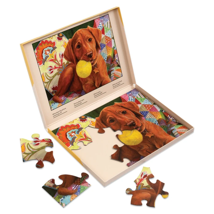 Puzzles ergonómicos - cachorro - 13 piezas