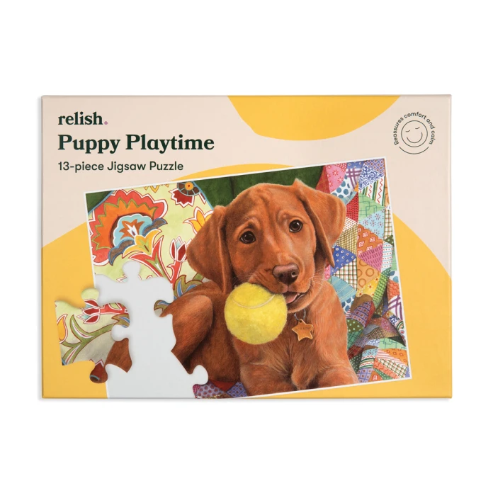 Puzles ergonómicos - cachorro - 13 piezas