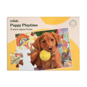 Puzles ergonómicos - cachorro - 13 piezas