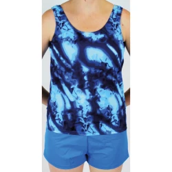 Tankini de incontinencia negro para mujer