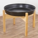 Soporte para bandeja de exploración redonda