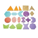 Formas con purpurina pack de 21