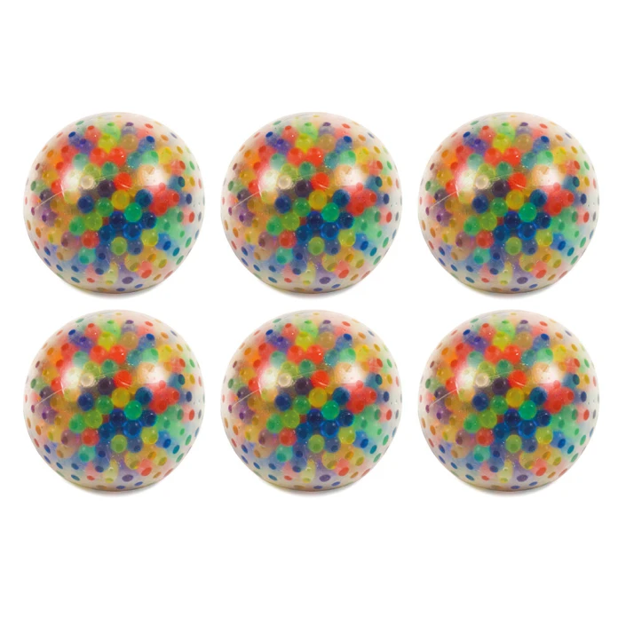 Pelota antiestrés multicolor (pack de 6)