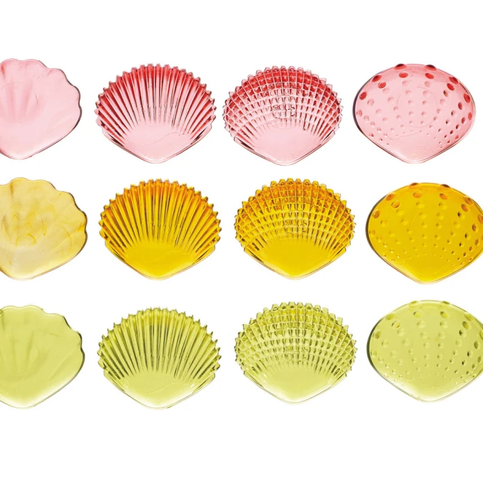 Conchas multicolores táctiles (pack de 108)