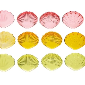 Conchas multicolores táctiles (pack de 108)
