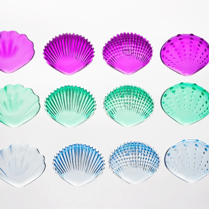 Conchas multicolores táctiles (pack de 108)