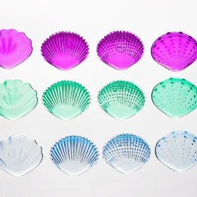 Conchas multicolores táctiles (pack de 108)