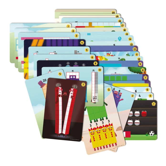 Cubos MathLink Numberblocks set de actividades 11-20