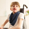 Foulard bavoir adulte bleu marine