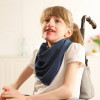 Foulard bavoir adulte bleu marine