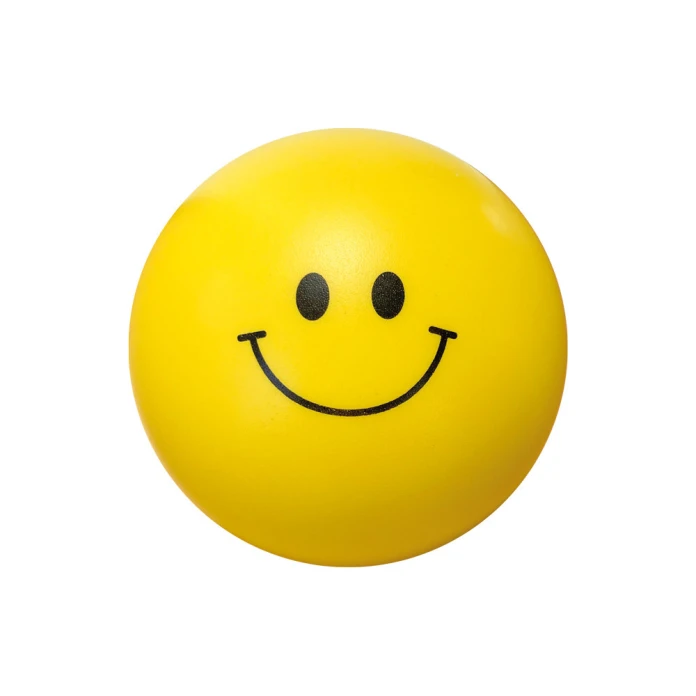 Pelota antiestrés carita sonriente
