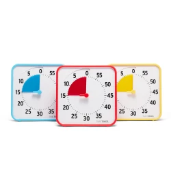 Time Timer Mediano - set de clase colores primarios
