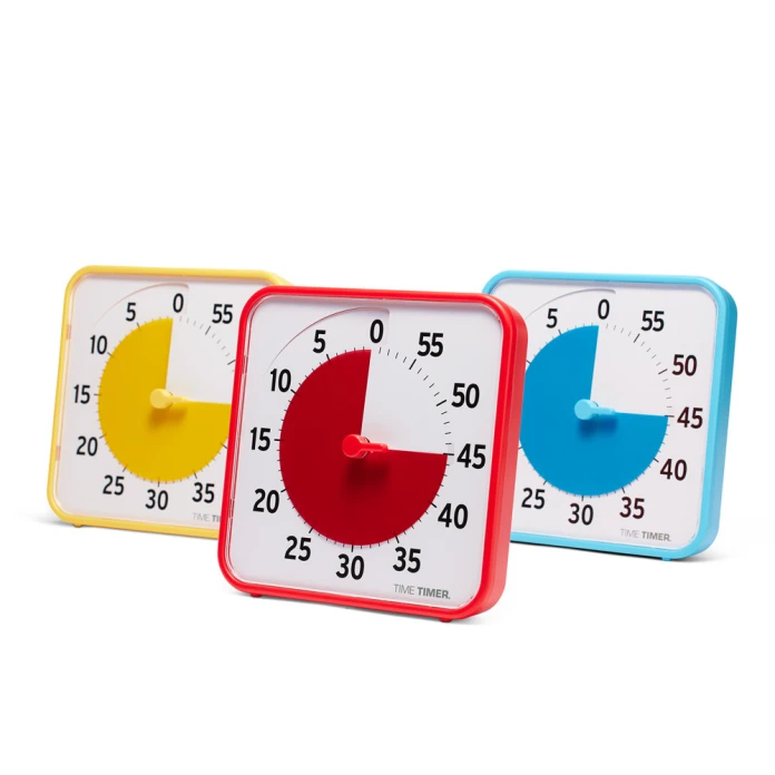 Time Timer Mediano - set de clase colores primarios