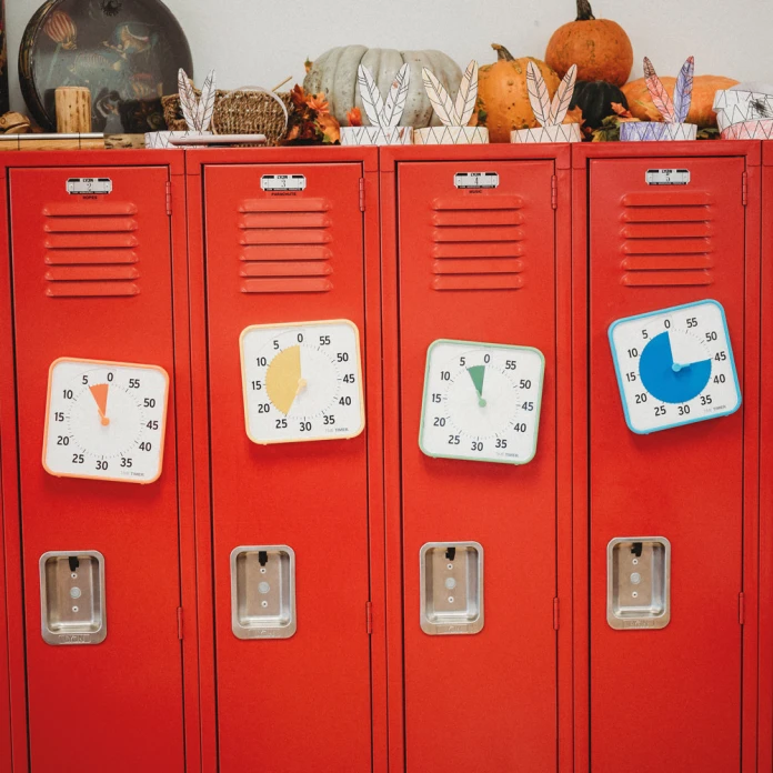 Time Timer Mediano - set de clase colores primarios