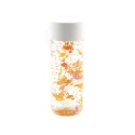 Botella sensorial flamencos naranjas