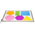 Formas gigantes para mezclar colores