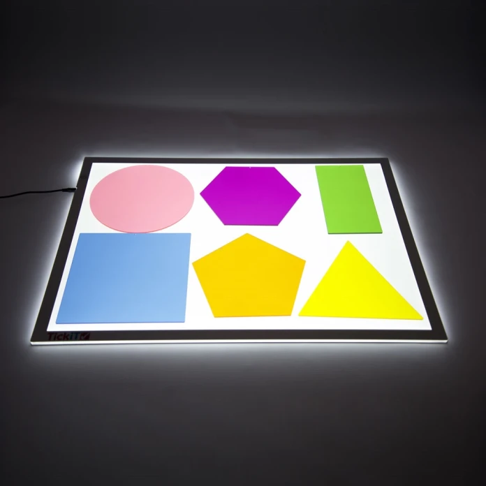 Formas gigantes para mezclar colores