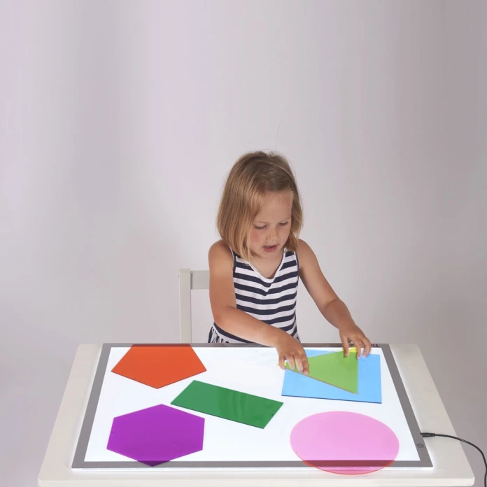 Formas gigantes de mezcla de colores