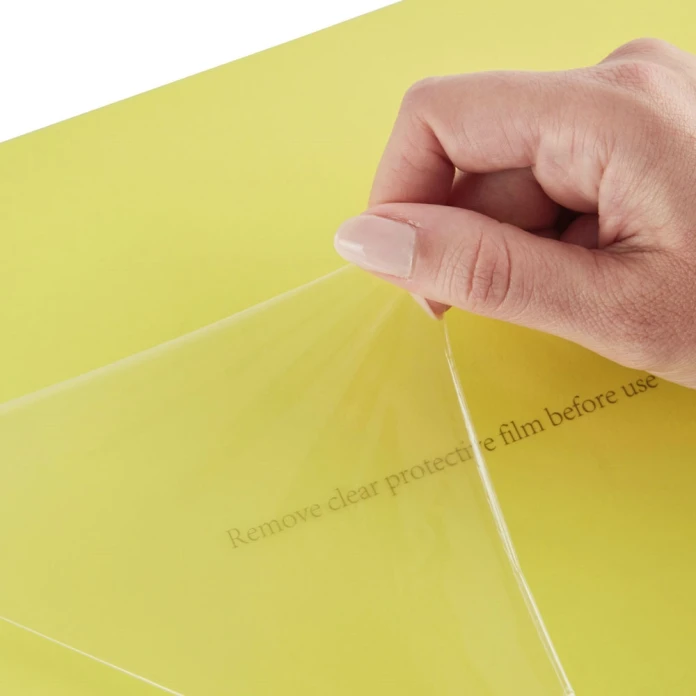 Fundas transparentes de colores x 10