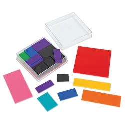 Rainbow fraction: cuadrados de aprendizaje