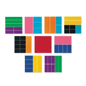 Rainbow fraction: cuadrados de aprendizaje