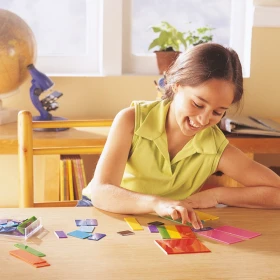Rainbow fraction: cuadrados de aprendizaje