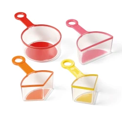 Rainbow fraction: tazas medidoras x 4