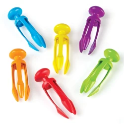 Pinzas de aprendizaje x 6