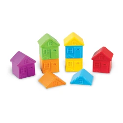 Casitas de colores: clasificación y orden