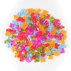 Joyas de colores translúcidas