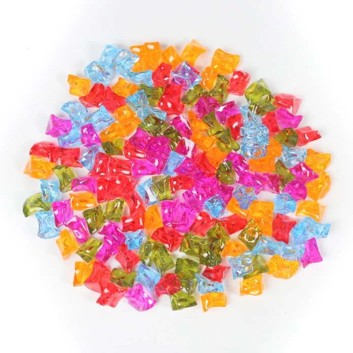 Joyas de colores translúcidas