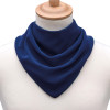 Foulard bavoir adulte bleu marine