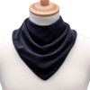 Foulard bavoir adulte bleu marine
