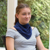 Foulard bavoir adulte bleu marine