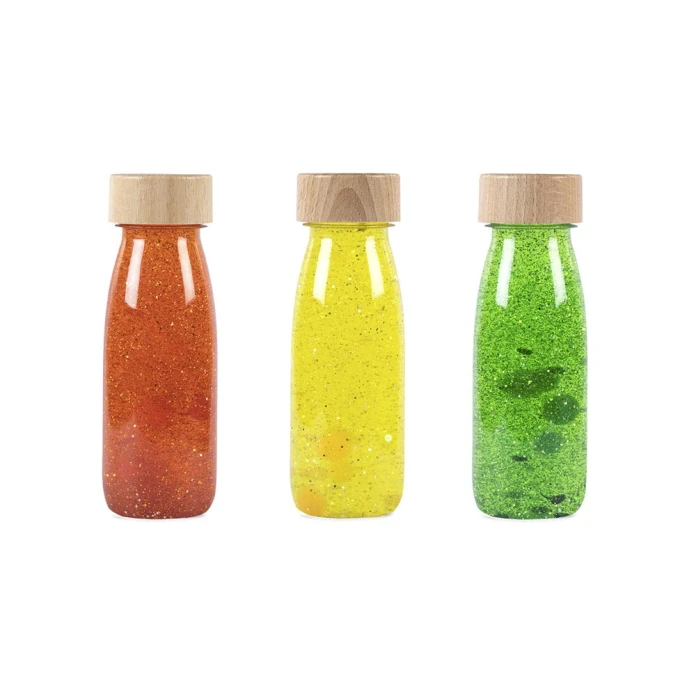 lote de 3 botellas sensoriales – crepúsculo