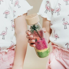 Lote de 3 botellas sensoriales - paraíso