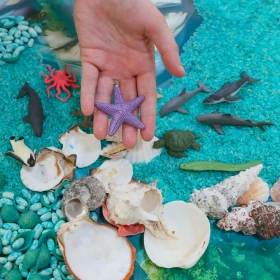 Figuras sobre el océano