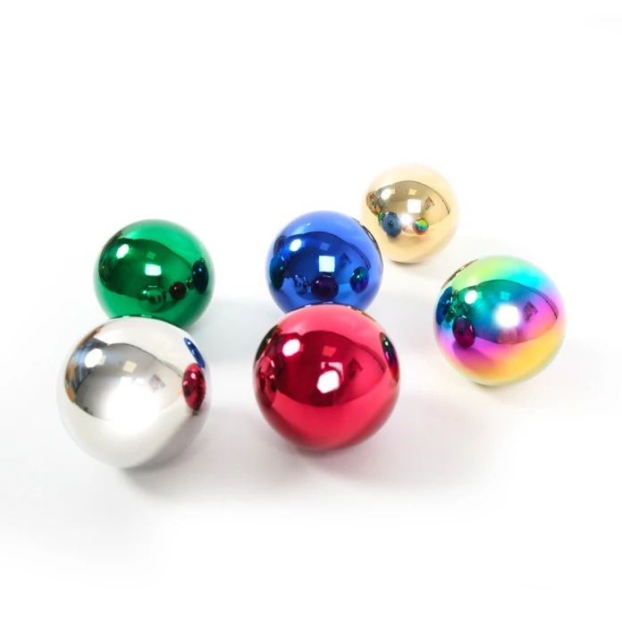 Pelotas efecto espejo 6 colores