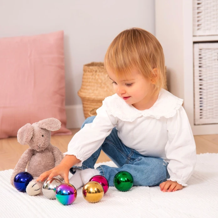 Pelotas efecto espejo 6 colores